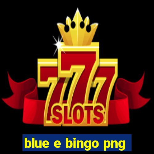 blue e bingo png